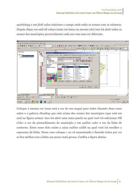 Como fazer um bom mapa no ARCGIS