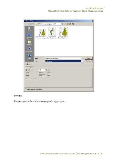 Como fazer um bom mapa no ARCGIS