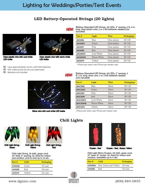 Lighting Component Catalog July 2014-June 2015