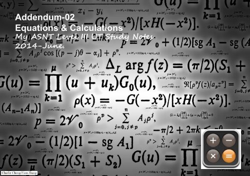 Addendum-02 Equations & Calculations