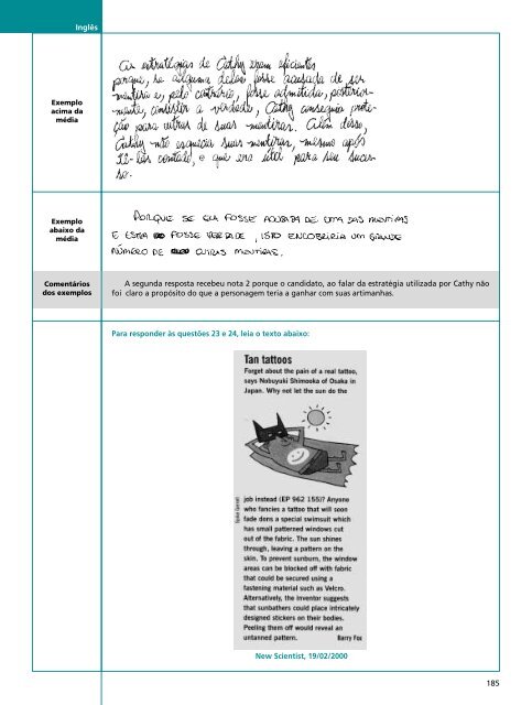 Caderno de Questões