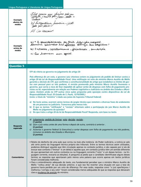 Caderno de Questões