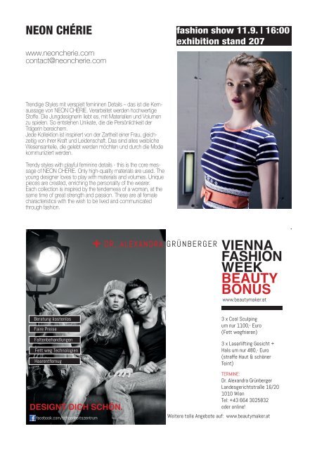 MQ VIENNA FASHION WEEK.14 MAGAZINE