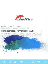 Pharmaceutical Processing Industrial Vacuum cleaners Delfin