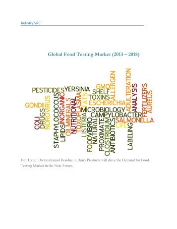 Global Food Testing Market (2013 – 2018)