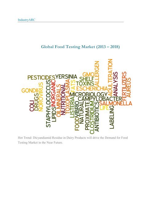Global Food Testing Market (2013 – 2018)