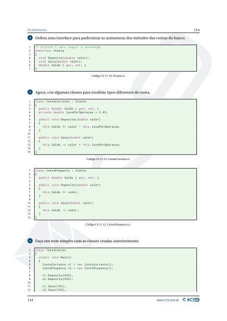 C# e Orientação a Objetos