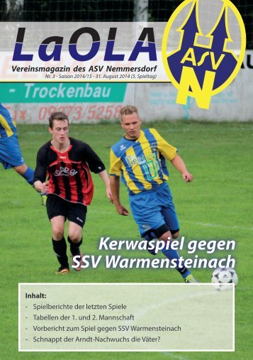 LaOla - Ausgabe 3 - Saison 2014/2015 - 31.8.2014