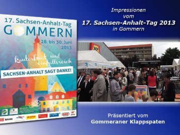 17. Sachsen-Anhalt-Tag 2013 in Gommern