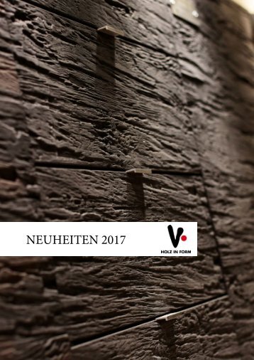 Holz in Form - Neuheiten 2017