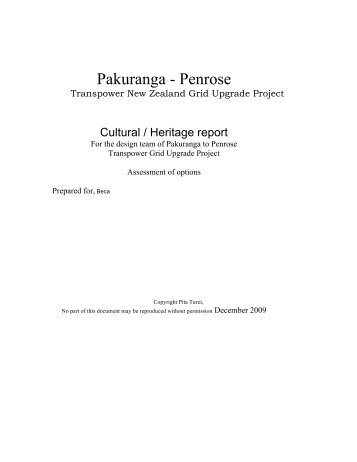 Pm268_App H Cultural Impact Assessment