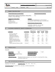 MATERIAL SAFETY DATA SHEET Form # 853025 Revised: 5/4/06 ...