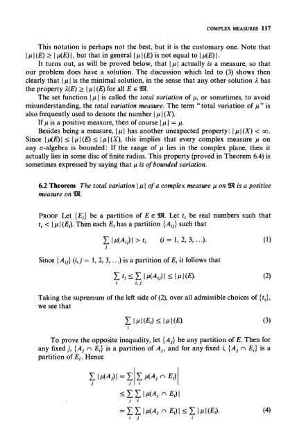 Real and Complex Analysis (Rudin)