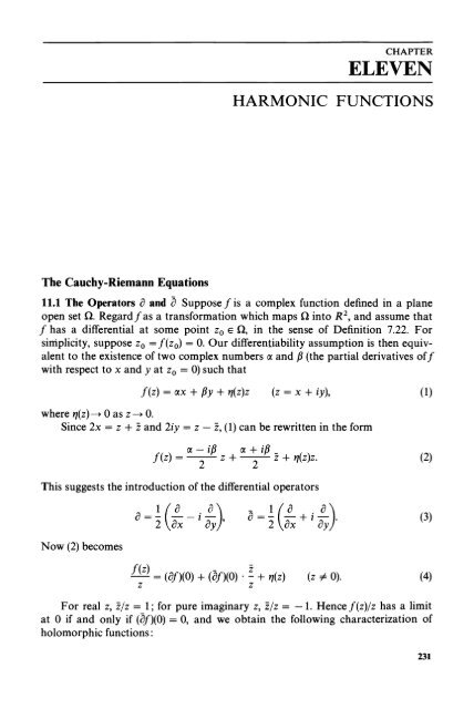 Real and Complex Analysis (Rudin)