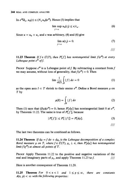 Real and Complex Analysis (Rudin)