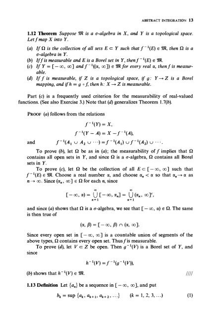 Real and Complex Analysis (Rudin)