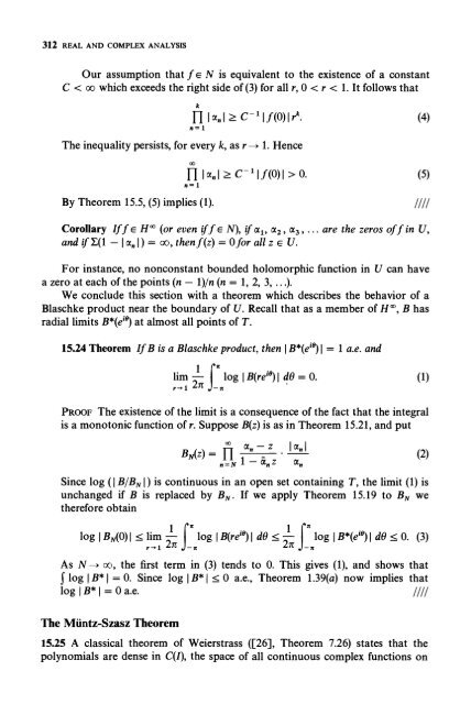 Real and Complex Analysis (Rudin)