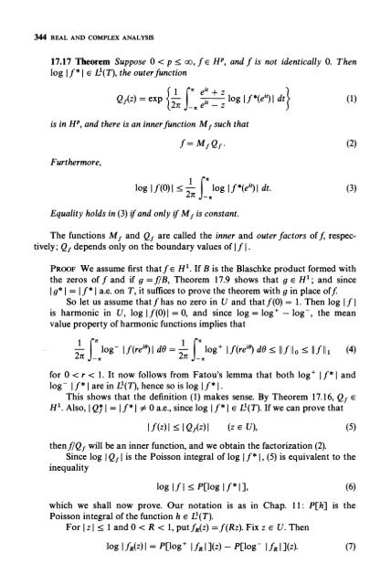 Real and Complex Analysis (Rudin)