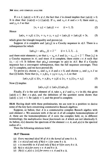 Real and Complex Analysis (Rudin)