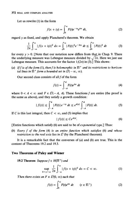 Real and Complex Analysis (Rudin)