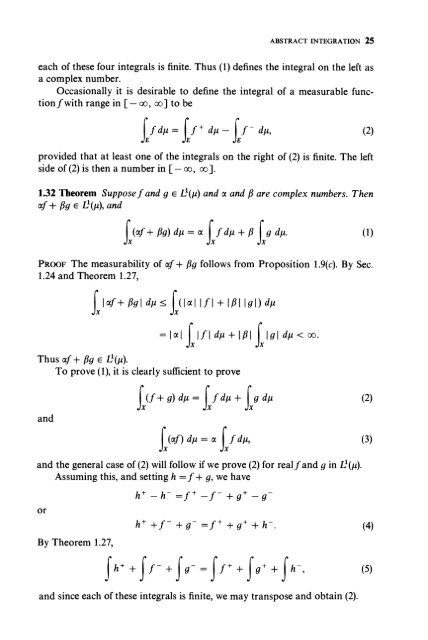 Real and Complex Analysis (Rudin)