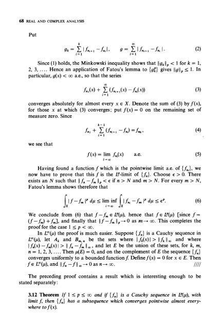 Real and Complex Analysis (Rudin)