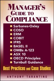 Managers Guide to Compliance