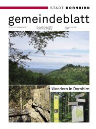 Dornbirner Gemeindeblatt KW 32 vom 08.08.2014