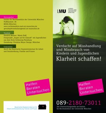 Flyer Kinderschutzambulanz - Bayerisches Staatsministerium fÃ¼r ...