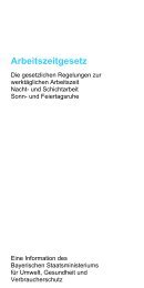 Arbeitszeitgesetz - Bayerisches Staatsministerium fÃ¼r Arbeit und ...