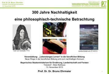 300 Jahre Nachhaltigkeit - Bayerisches Staatsministerium fÃ¼r ...