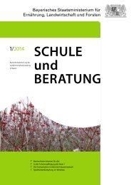 Schule und Beratung 1/2014 - Bayerisches Staatsministerium für ...