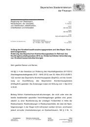 Umstrukturierung von KrankenhÃ¤usern - Bayerisches ...