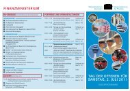 Tagesprogramm - Bayerisches Staatsministerium der Finanzen ...