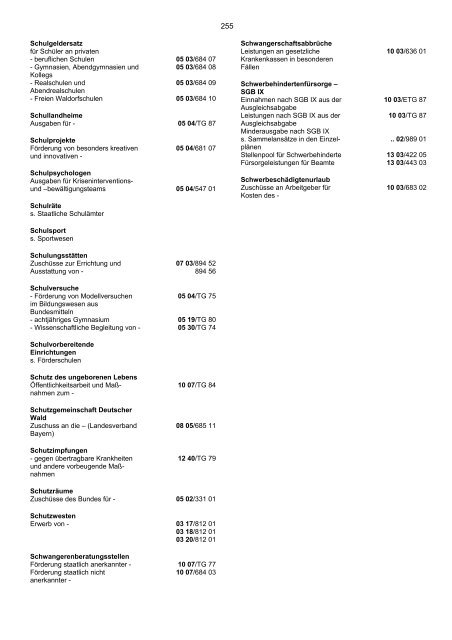 Haushaltsgesetz - Bayerisches Staatsministerium der Finanzen ...