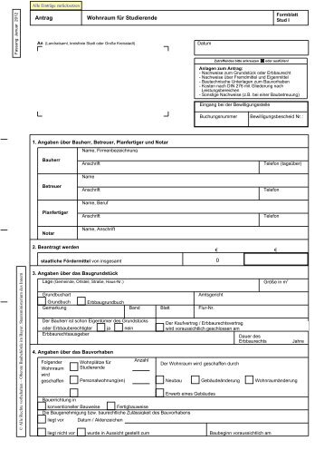 Formblatt Stud I - Bayerisches Staatsministerium des Innern