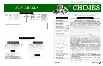 012611 Chimes.pdf - St. Michael's Episcopal Cathedral