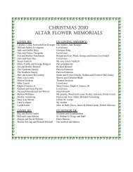 Christmas 10 flower memorials.pdf - St. Michael's Episcopal Cathedral