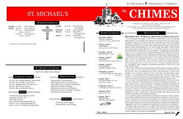 042011 Chimes.pdf - St. Michael's Episcopal Cathedral