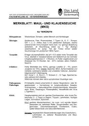 MERKBLATT: MAUL- UND KLAUENSEUCHE (MKS)