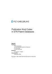Publication Kind Codes in STN Patent Databases - FIZ Karlsruhe