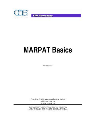 MARPAT Basics - STN International