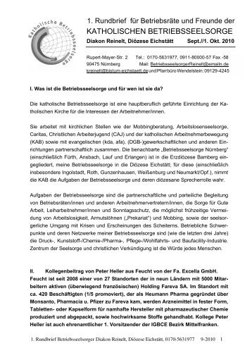 Rundbrief - St. Nikolaus Wendelstein