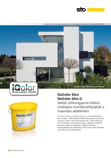 StoColor Silco StoColor Silco G - Sto ÃpÃ­tÅanyag Kft.