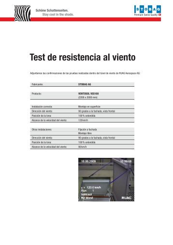 Test de resistencia al viento - PDF - Stobag