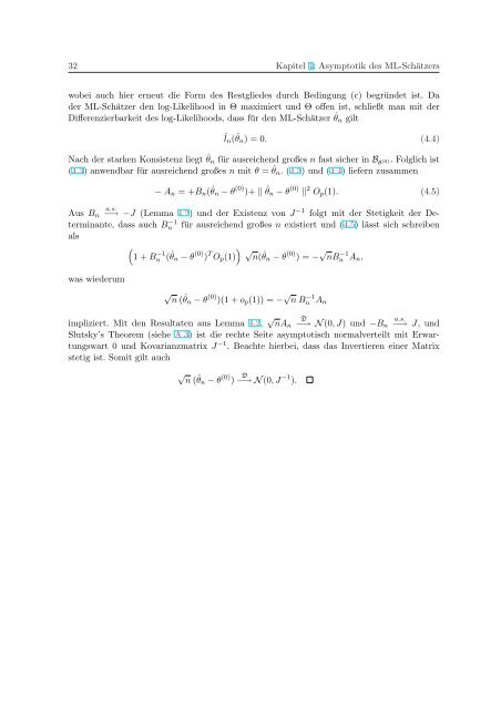 Die asymptotische Verteilung des Likelihood-Quotienten-Tests für ...