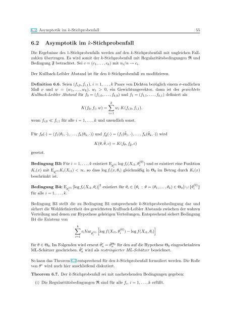 Die asymptotische Verteilung des Likelihood-Quotienten-Tests für ...