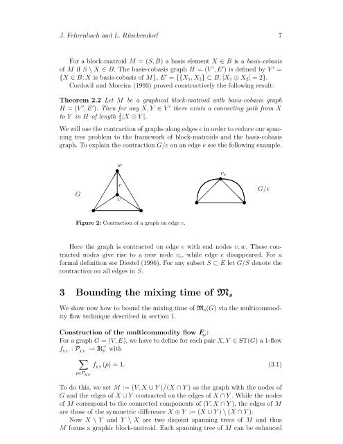 Analysis of Markov chain algorithms on spanning trees, rooted ...