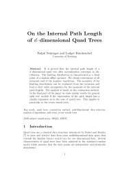 On the Internal Path Length of dâdimensional Quad Trees