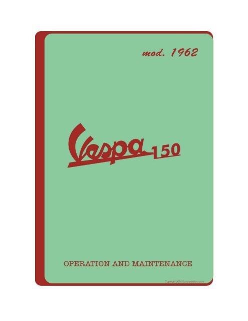 ベスパ本その1 「ベスパファイル」 : スティール・スクーター・ラン